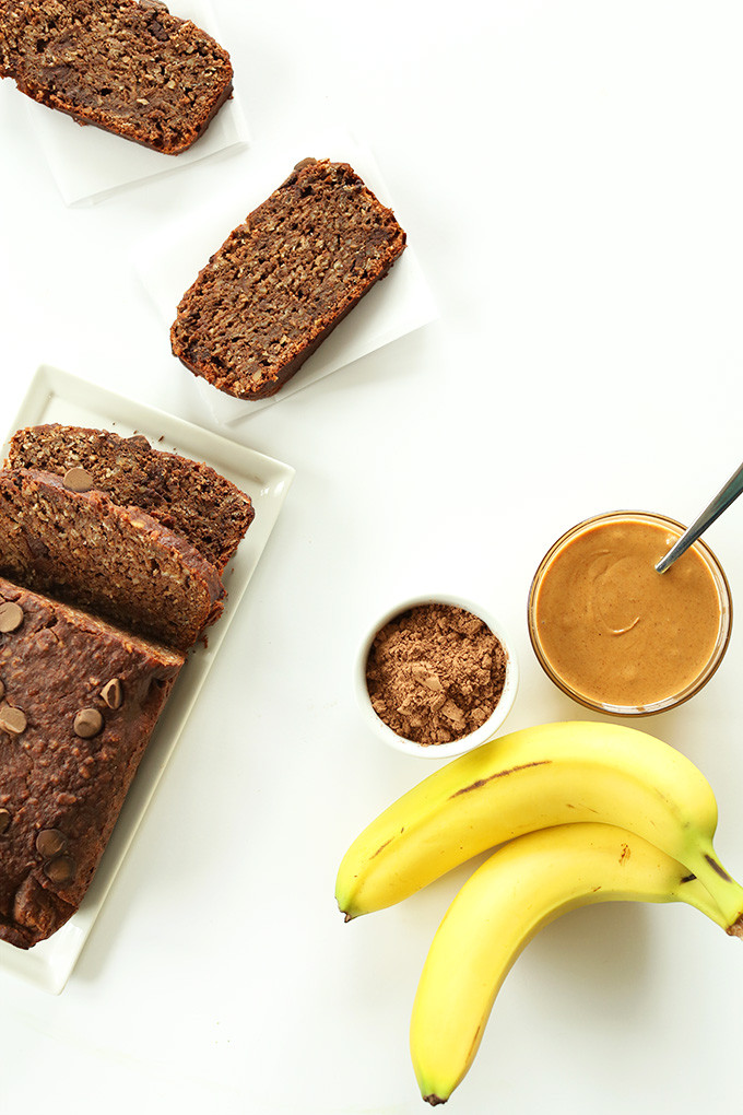 Minimalist Baker Banana Bread
 Chocolate Peanut Butter Banana Bread