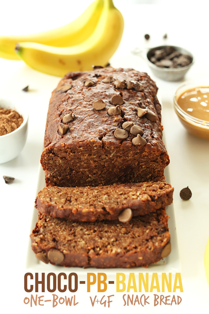 Minimalist Baker Banana Bread
 Chocolate Peanut Butter Banana Bread