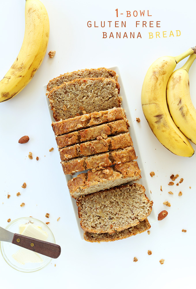 Minimalist Baker Banana Bread
 1 Bowl Gluten Free Banana Bread