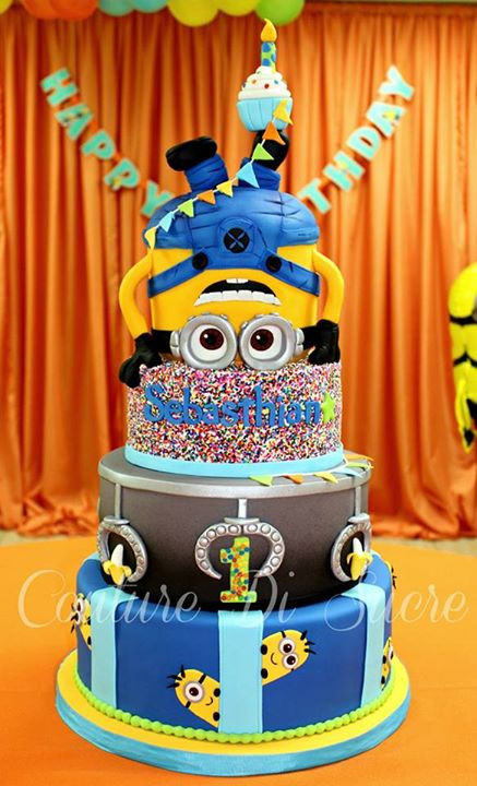 Minion Birthday Cake
 10 Amazing Minion Birthday Cakes Pretty My Party Party