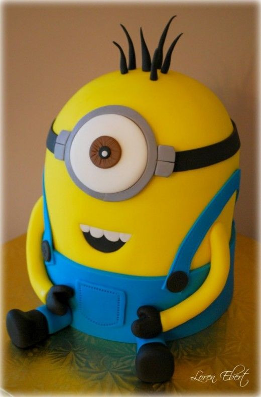 Minion Birthday Cake
 Minion Birthday Cakes