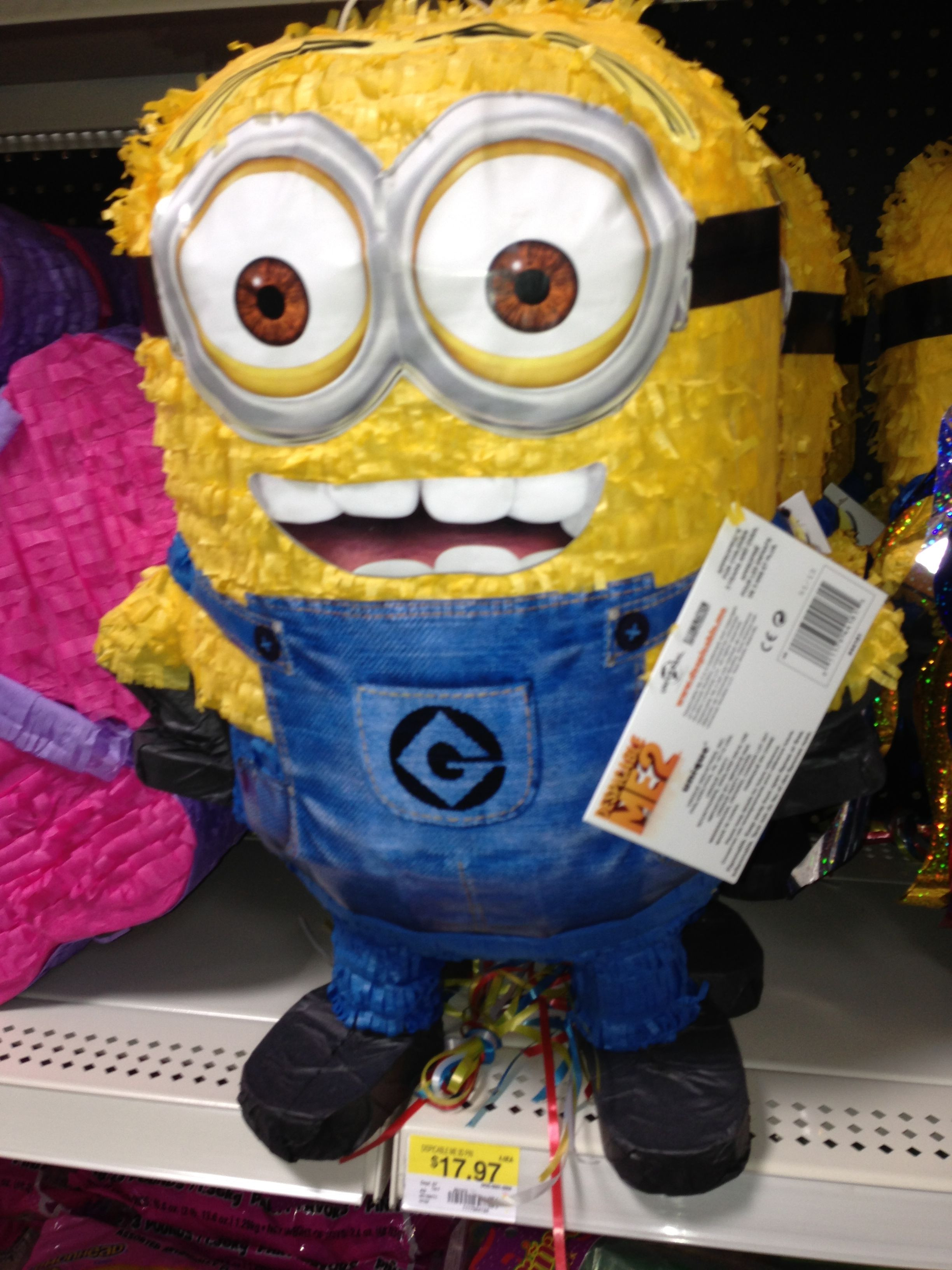 Minions Birthday Cake Walmart
 Minion Piñata Walmart