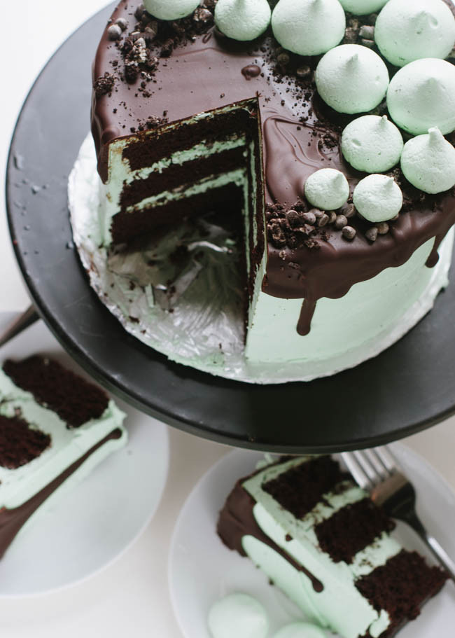 Mint Chocolate Chip Cake
 Mint Chocolate Chip Cookie Crunch Cake