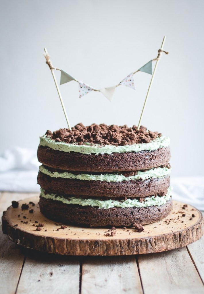 Mint Chocolate Chip Cake
 Mint Chocolate Chip Cake Butterlust