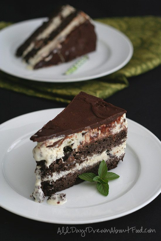 Mint Chocolate Chip Ice Cream Cake
 Low Carb Mint Chocolate Chip Ice Cream Cake Recipe