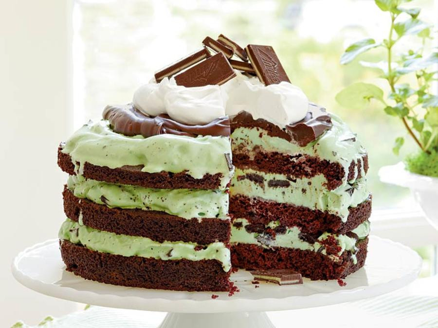 Mint Chocolate Chip Ice Cream Cake
 Mint Chocolate Chip Ice Cream Cake Recipe