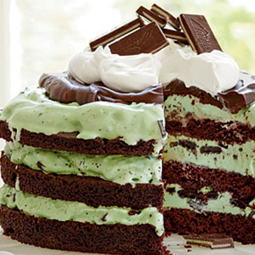 Mint Chocolate Chip Ice Cream Cake
 Top 10 Recipes to Make With After Eight Mints