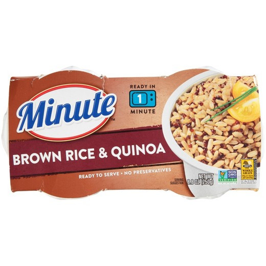 Minute Brown Rice
 Minute Ready to Serve Brown Rice & Quinoa Cups 2ct Tar