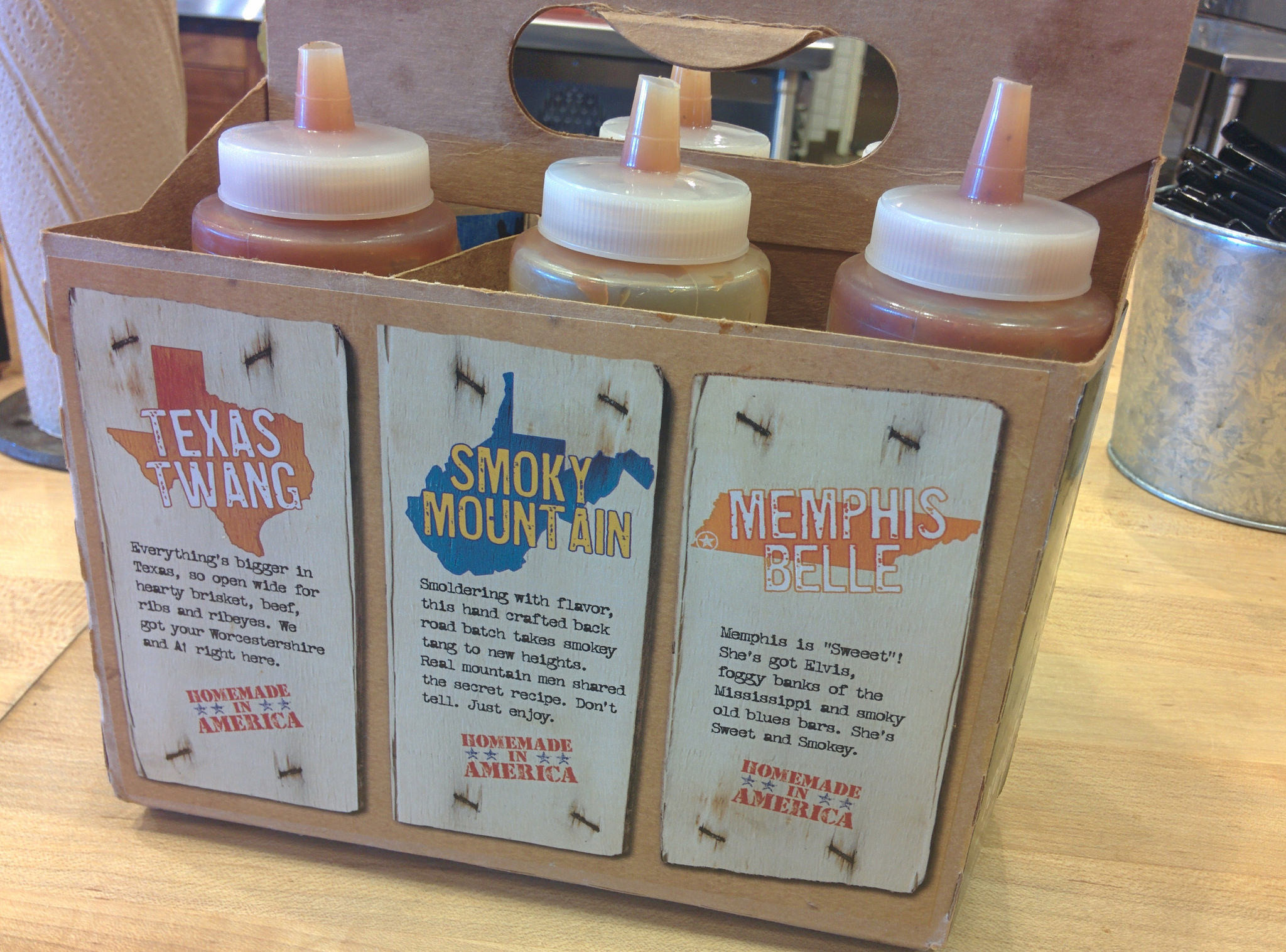 Mission Bbq Sauces
 [Columbia MD] Mission BBQ Awesome food and vision but