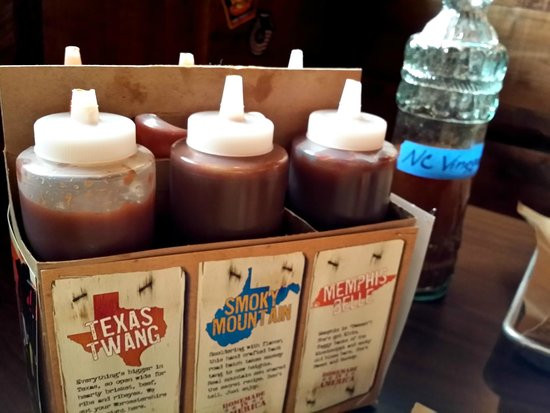 Mission Bbq Sauces
 3 of 6 different BBQ Sauces they offer Picture of