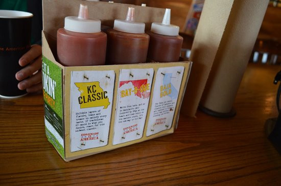 Mission Bbq Sauces
 A Six Pack of BBQ Sauce to Choose From Picture of