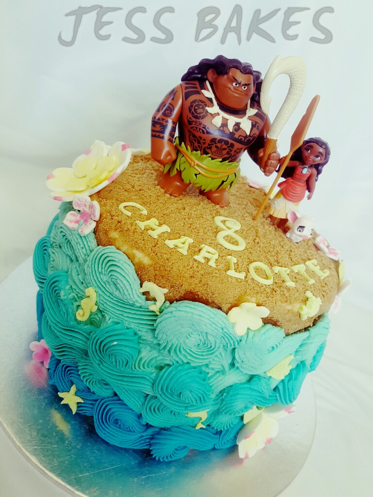 Moana Birthday Cake Ideas
 Moana cake – Jess Bakes