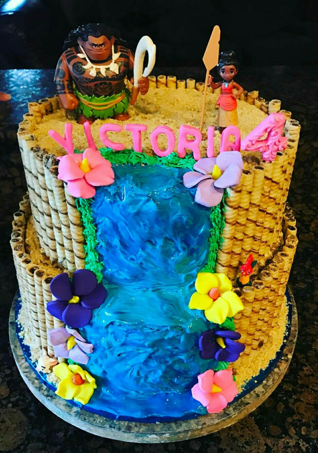 Moana Birthday Cake Ideas
 Moana cake birthday torta mohana Pinterest