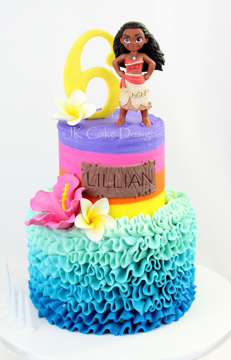 Moana Birthday Cake Ideas
 Moana themed birthday cake JK Cake designs