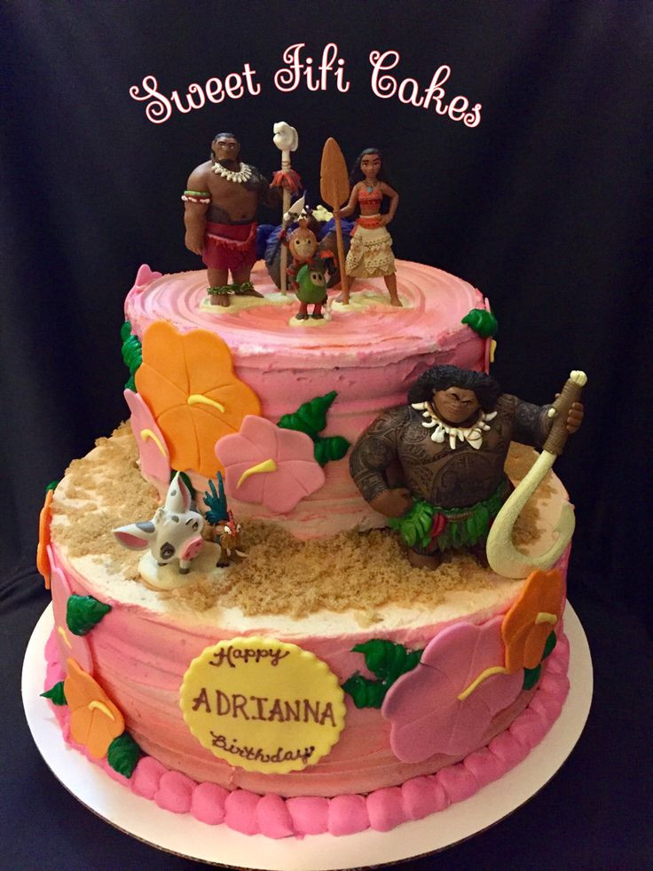 Moana Birthday Cake Ideas
 75 best MOANA images on Pinterest