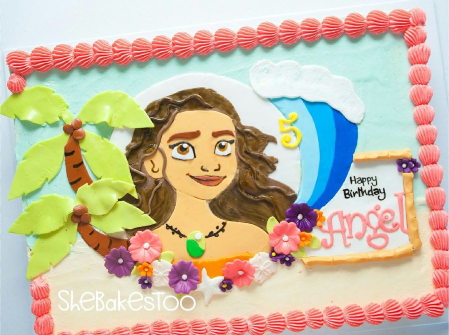 Moana Sheet Cake
 Moana Sheet Cake CakeCentral