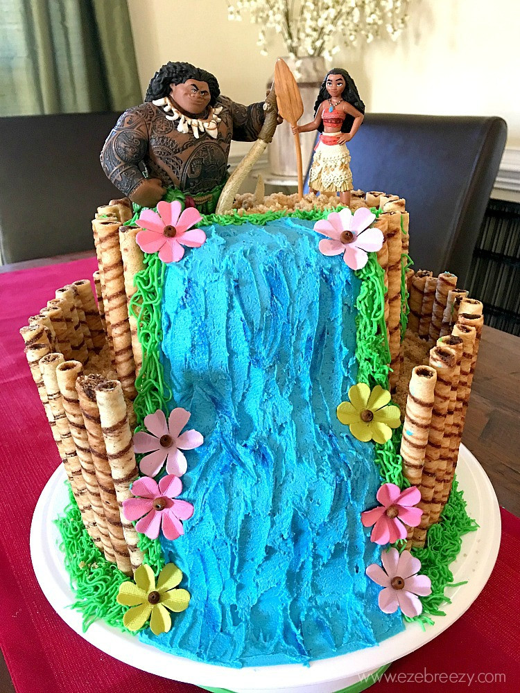 Moana Sheet Cake
 How to Make A Moana Cake