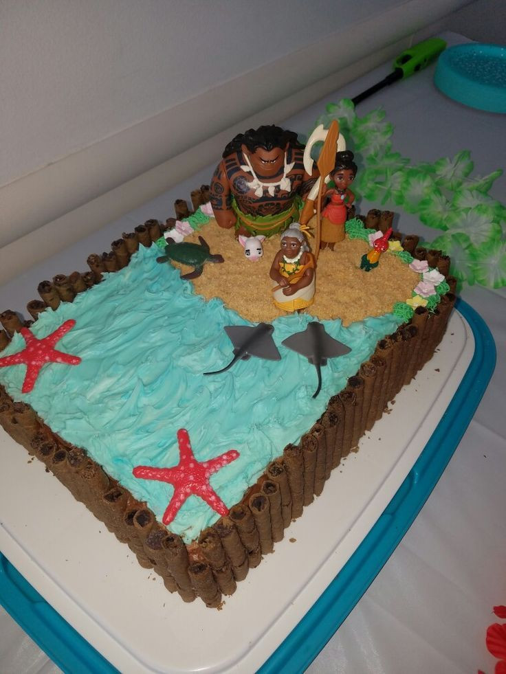 Moana Sheet Cake
 Image result for easy moana sheet cake kids