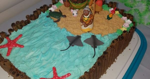 Moana Sheet Cake
 Image result for easy moana sheet cake kids