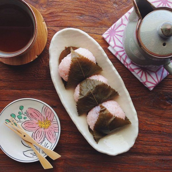 Mochi Japanese Dessert
 Sakura Mochi 桜餅 • Just e Cookbook