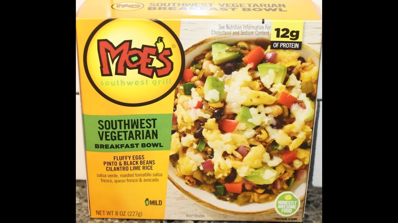 Moes Breakfast Bowls
 Moe’s Southwest Grill Southwest Ve arian Breakfast Bowl