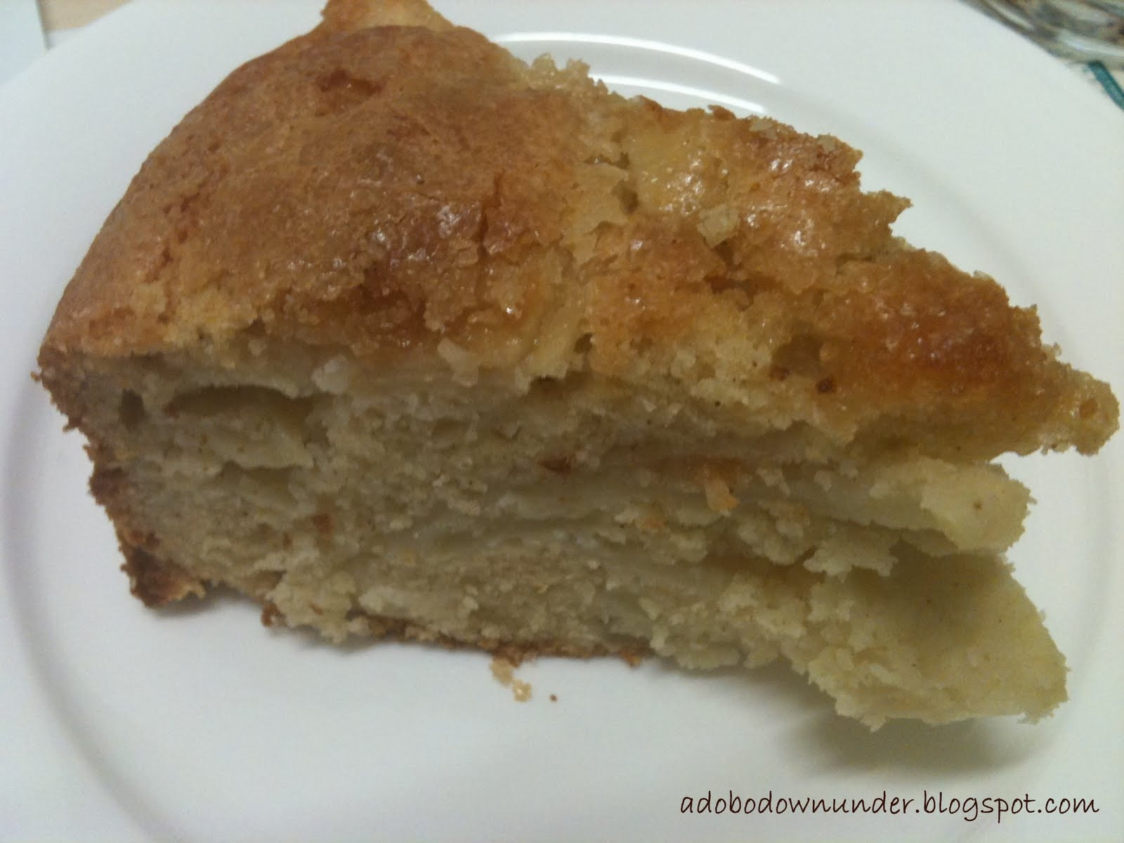 Moist Apple Cake Recipe
 adobo down under Moist apple cake revisited