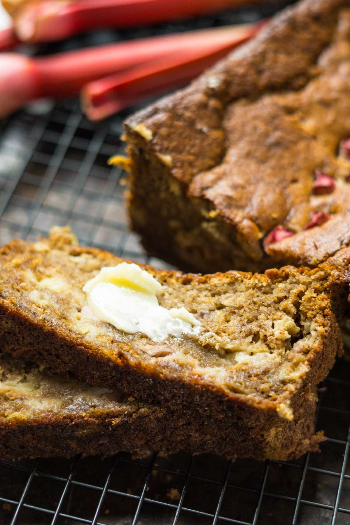 Moist Banana Bread
 rhubarb banana bread super moist Smart Nutrition with