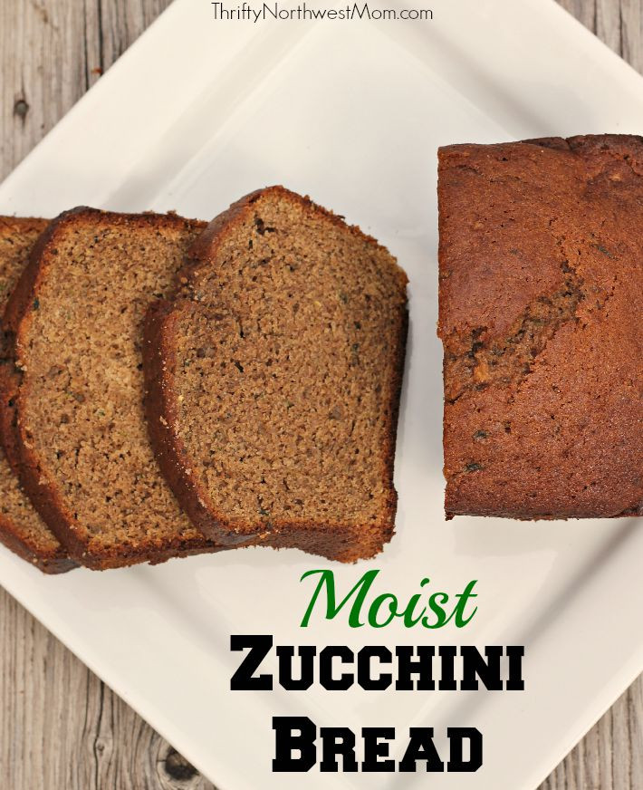 Moist Zucchini Bread
 Zucchini Bread Moist & Flavorful for Summer Produce