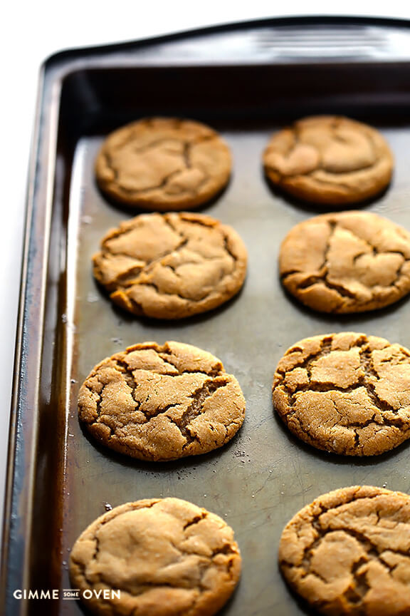 Molasses Ginger Cookies
 Chewy Ginger Molasses Cookies