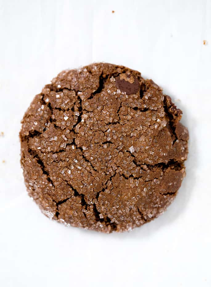 Molasses Ginger Cookies
 Chocolate Ginger Molasses Cookies