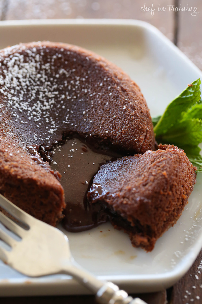 Molten Chocolate Cake
 Chocolate Molten Lava Cake Chef in Training