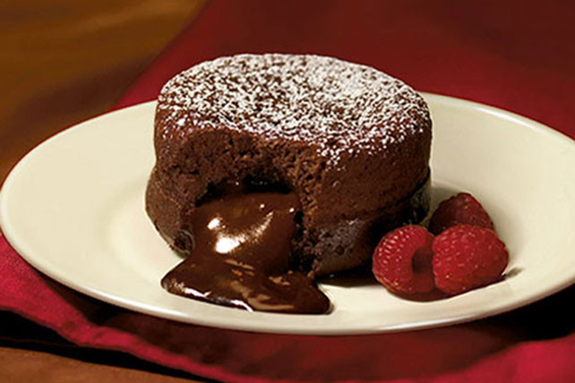 Molten Chocolate Cake
 Dark Molten Chocolate Cakes Kraft Recipes