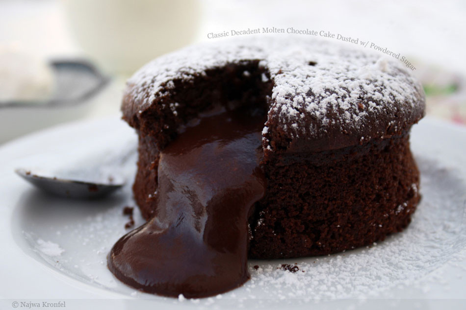 Molten Chocolate Cake
 Peachtree Cooking French Chocolate Molten Cake