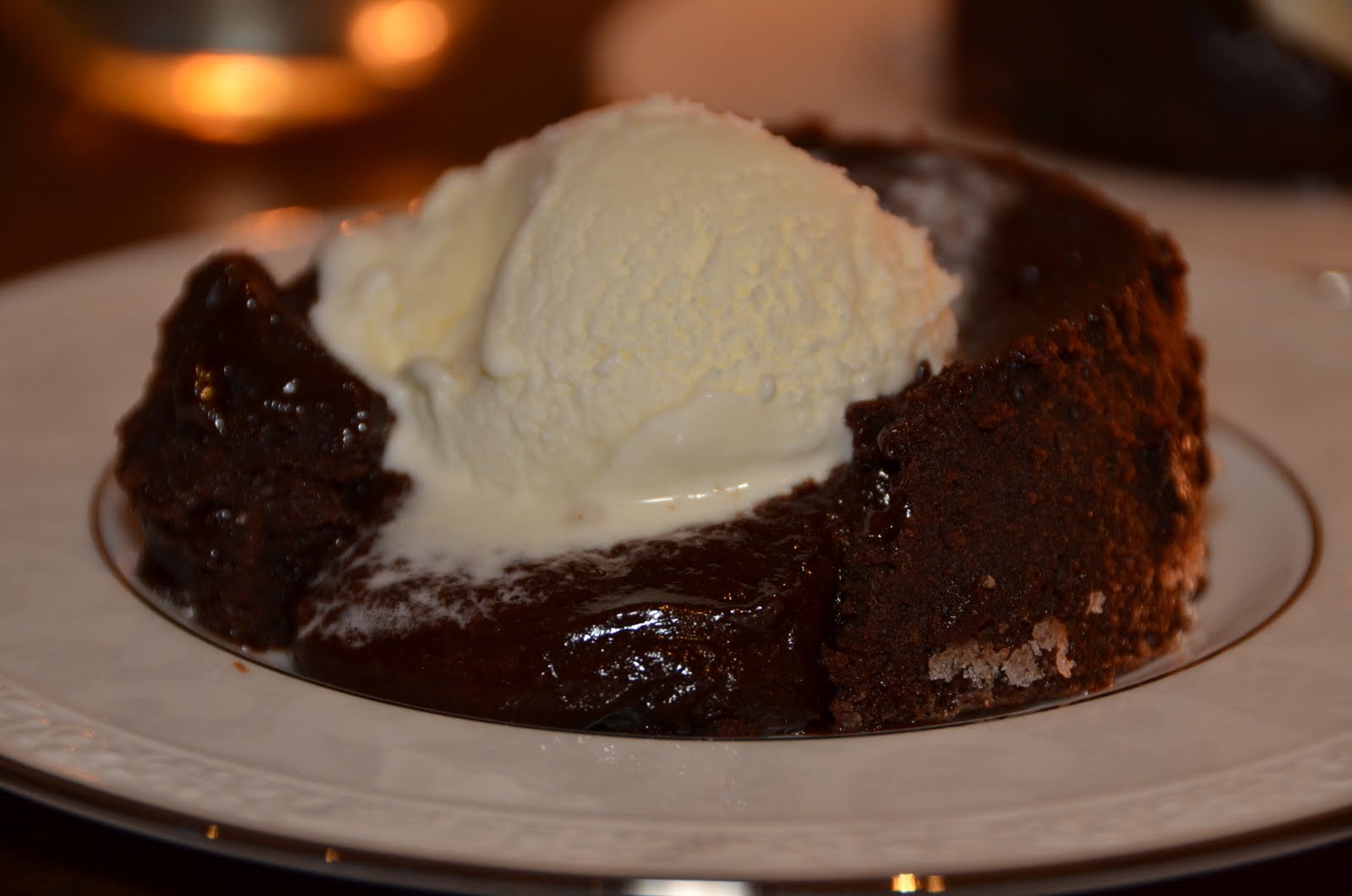 Molten Chocolate Cake
 Playing with Flour Molten chocolate cake