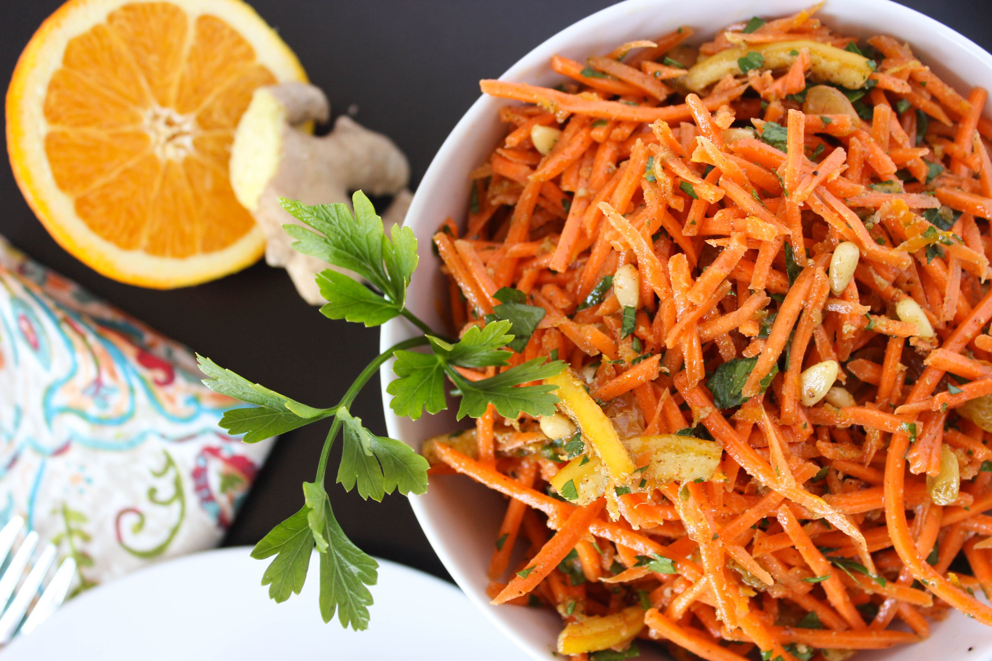 Moroccan Carrot Salad
 Moroccan Carrot Salad Fork in the Kitchen