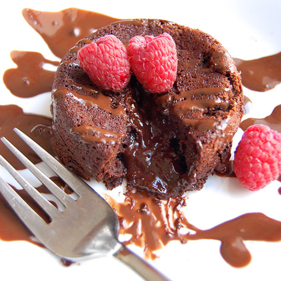 Most Delicious Desserts
 Paleo Molten Chocolate Lava Cakes