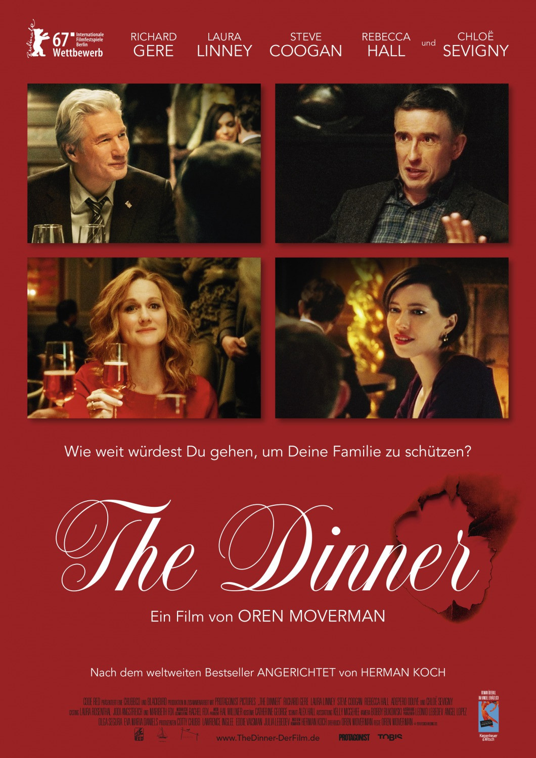 Movie The Dinner
 THE DINNER 2017 Trailer Clip and Poster