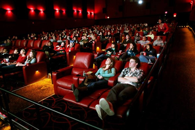 Movie Theater With Dinner
 Reclining Seats Dine in Menus Boost Movie Ticket Sales
