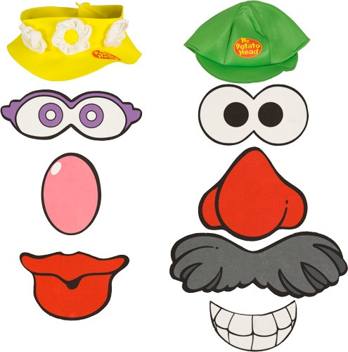 Mr Potato Head Parts
 Clipart of mr potato head collection