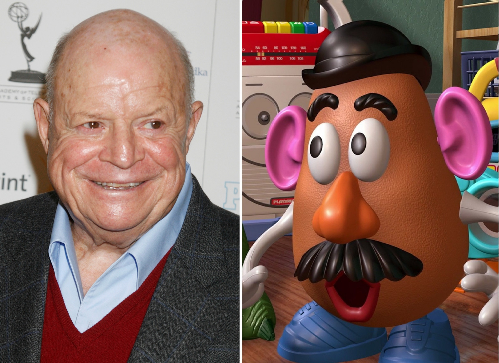 Mr Potato Head Voice
 Don Rickles did not record his part for Toy Story 4 before