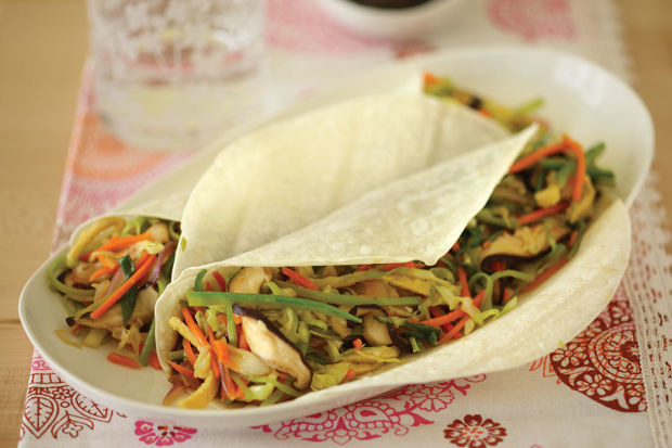 Mu Shu Pancakes
 Ve able Moo Shu Wraps Recipe Ve arian Times