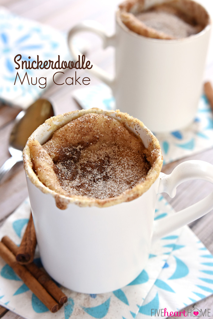 Mug Cake Recipe
 Snickerdoodle Mug Cake Sam s Kitchen