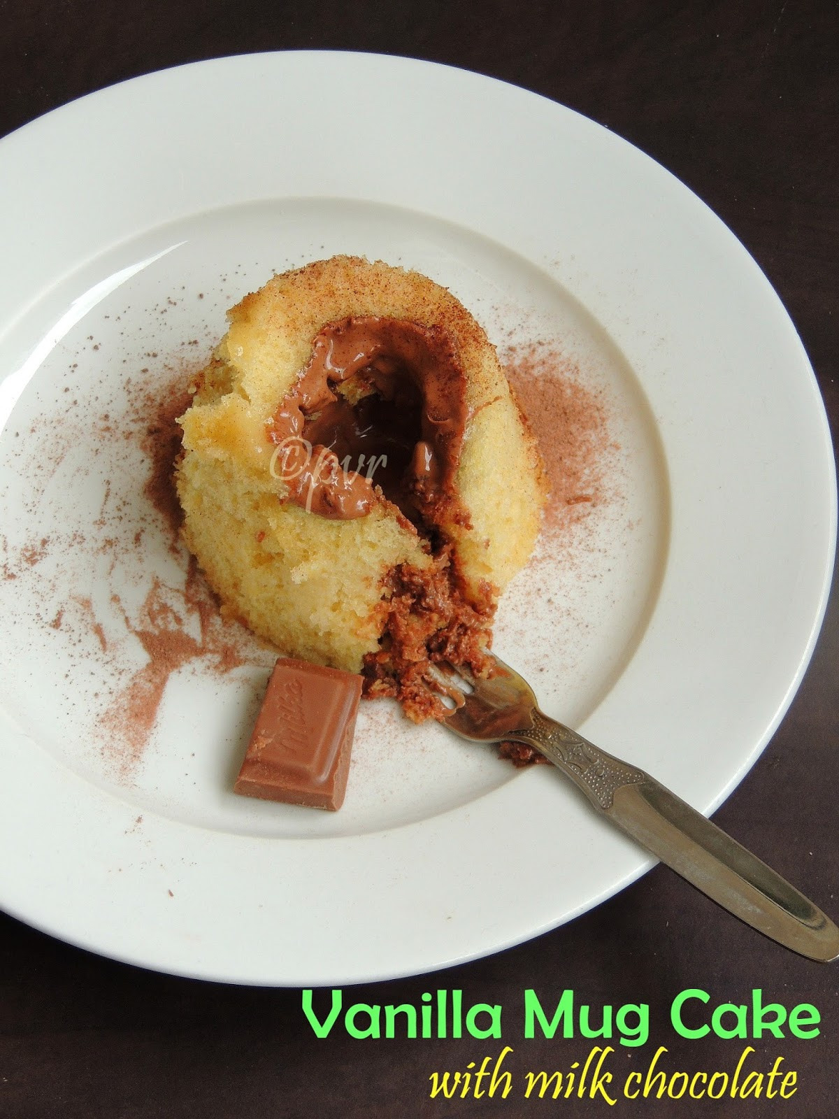 Mug Cake Vanilla
 Priya s Versatile Recipes Eggless Vanilla Mug Cake with