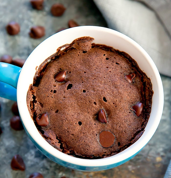 Mug Cake With Cake Mix
 3 Ingre nt Chocolate Cake Mix Mug Cake Kirbie s Cravings