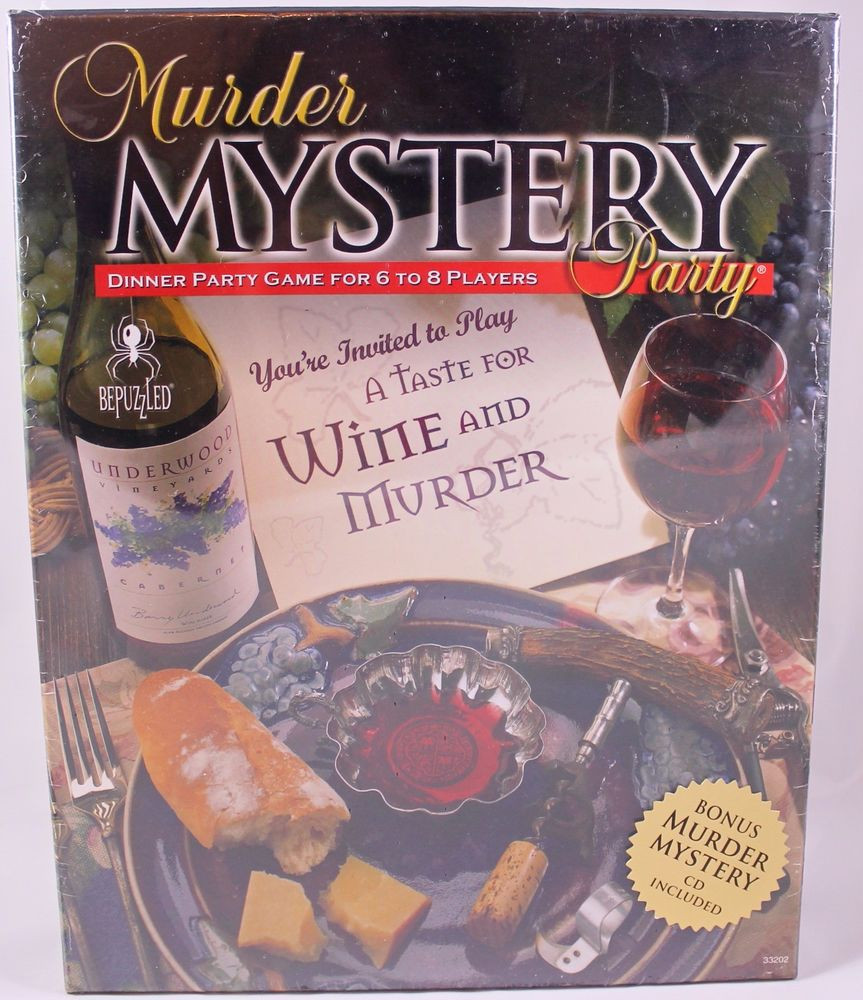 Murder Mystery Dinner Game
 Bepuzzled Murder Mystery Party Dinner Game A Taste For