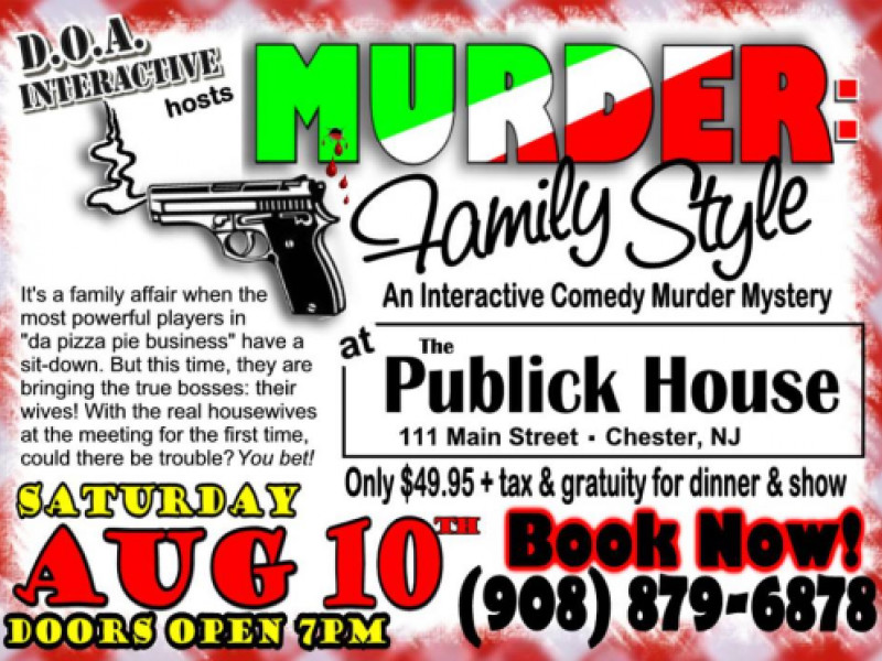 Murder Mystery Dinner Nj
 Murder es To The Publick House