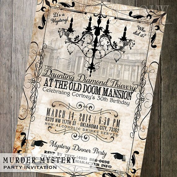 Murder Mystery Dinner Party Kit
 78 best images about Who Done It Parties on Pinterest