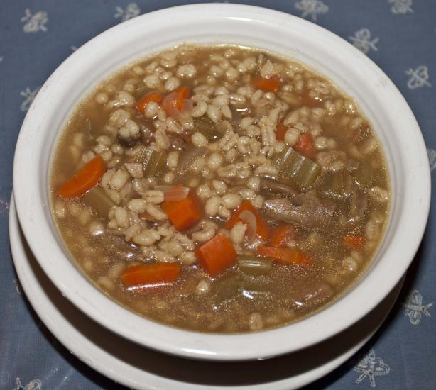 Mushroom And Barley Soup
 Wild Mushroom And Barley Soup Recipe Food