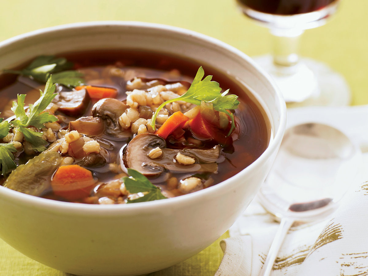 Mushroom And Barley Soup
 Mushroom Barley Soup Recipe Grace Parisi