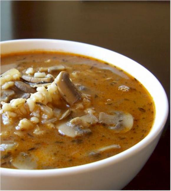 Mushroom And Barley Soup
 Shiitake Mushroom Barley Soup